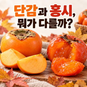 단감과 홍시, 어떻게 다를까? 감의 떫은맛이 사라지는 원리 썸네일